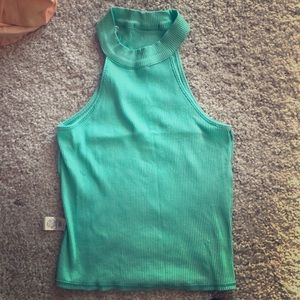 Sea foam crop top